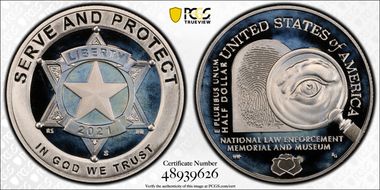2021-S 50C Nat'l Law Enforcement Mem. PR68DCAM