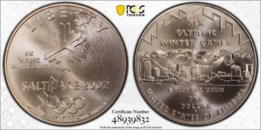 2002-P $1 Olympics-Salt Lake City MS69