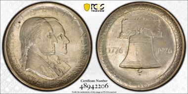 1926 50C Sesquicentennial MS64