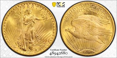 1924 $20 MS64