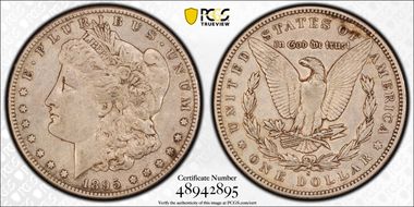 1895-S $1 XF45