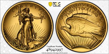 2009 $20 Ultra High Relief MS70