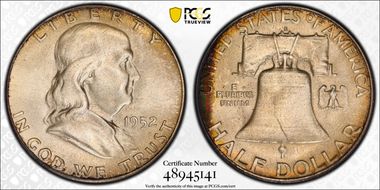 1952-S 50C MS66