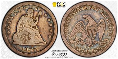 1843-O 25C Large O FS-501 F12