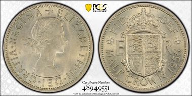 1955 1/2 Cr S-4145 MS63