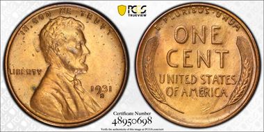 1931-S 1C MS63RB