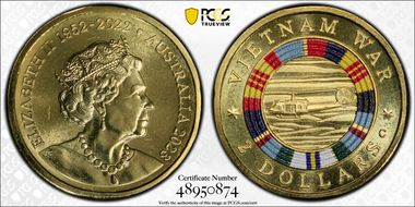 2023-C $2 Vietnam War Colorized MS68