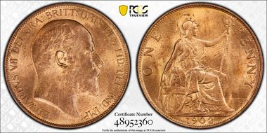 1902 1D S-3990 MS64RB