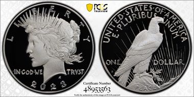 2023-S $1 Peace Dollar PR70DCAM