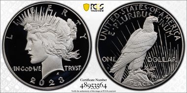 2023-S $1 Peace Dollar PR70DCAM