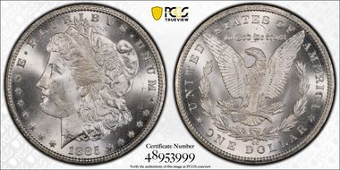 1885-CC $1 MS66+ 