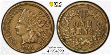 1861 1C AU50