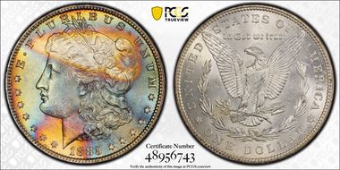 1885 $1 MS64