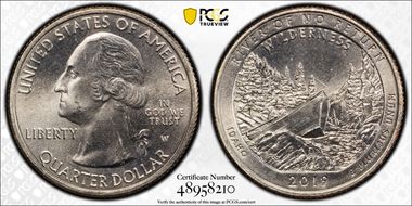2019-W 25C Frank Church River of No Return NP MS66