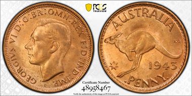 1943-I (b) 1D MS64RD