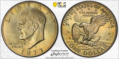1973-D $1 MS66