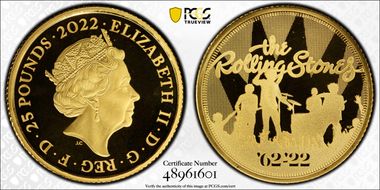 2022 £25 The Rolling Stones Au PR69DCAM