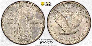 1929-D 25C MS63