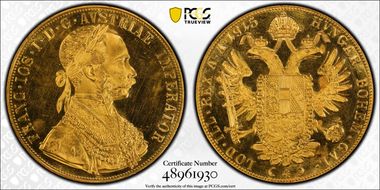 "1915" 4 Duc Restrike MS63