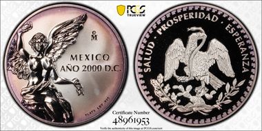 2000-Mo Medal Turn of the Millennium Ag PR68DCAM