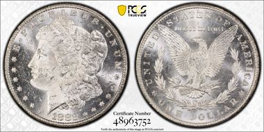 1882 $1 MS62