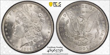 1896 $1 MS65
