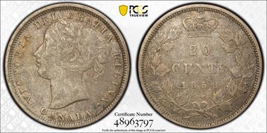1858 20C Coinage ↑↓ XF40