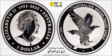 2023-P $1 Wedge-Tailed Eagle MS69