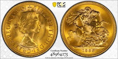 1968 Sov S-4125 St. George MS64