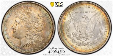 1897 $1 MS64