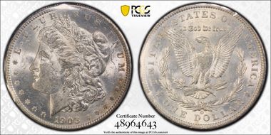 1903-O $1 GSA Hoard MS62