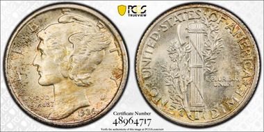 1936-S 10C MS66FB