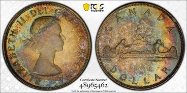 1953 S$1 No Strap, FWL MS66