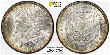 1888 $1 MS63