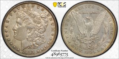 1893 $1 XF45