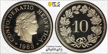 1983 10 Rap PR70DCAM