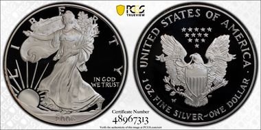 2006-W $1 Silver Eagle PR70DCAM