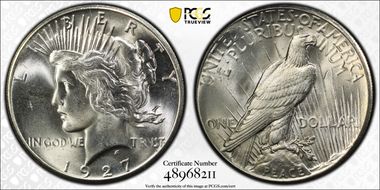 1927 $1 MS64