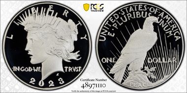 2023-S $1 Peace Dollar PR70DCAM