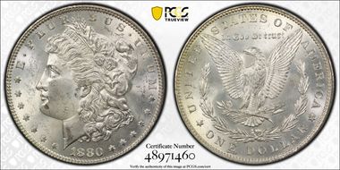 1880 $1 MS63