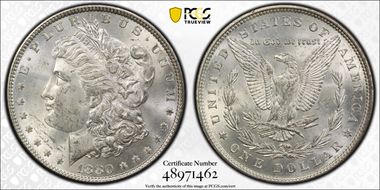 1880 $1 MS62
