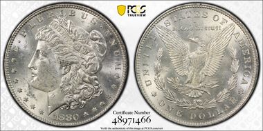1880 $1 MS62