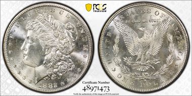 1882-S $1 MS66