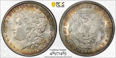 1887 $1 MS64