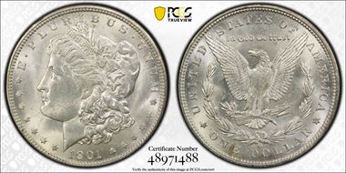 1901-O $1 MS62