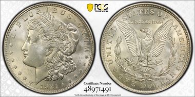 1921 $1 Morgan MS63