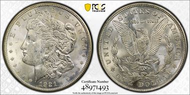 1921-D $1 MS63