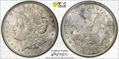 1921-D $1 MS64
