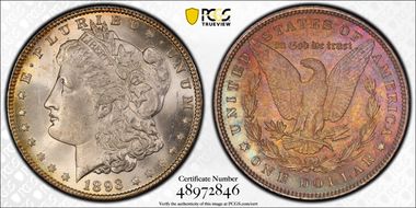 1893 $1 MS64