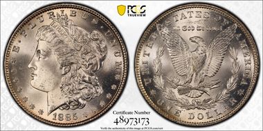 1885 $1 MS66